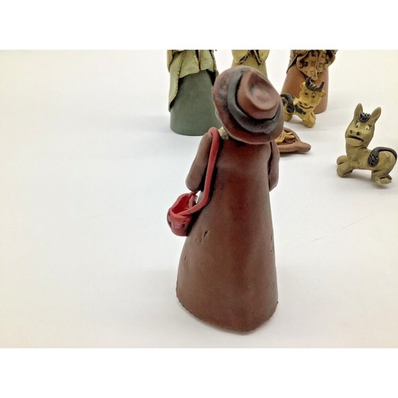 Unique Vintage Nativity,10 Pieces - Picture 3 of 12